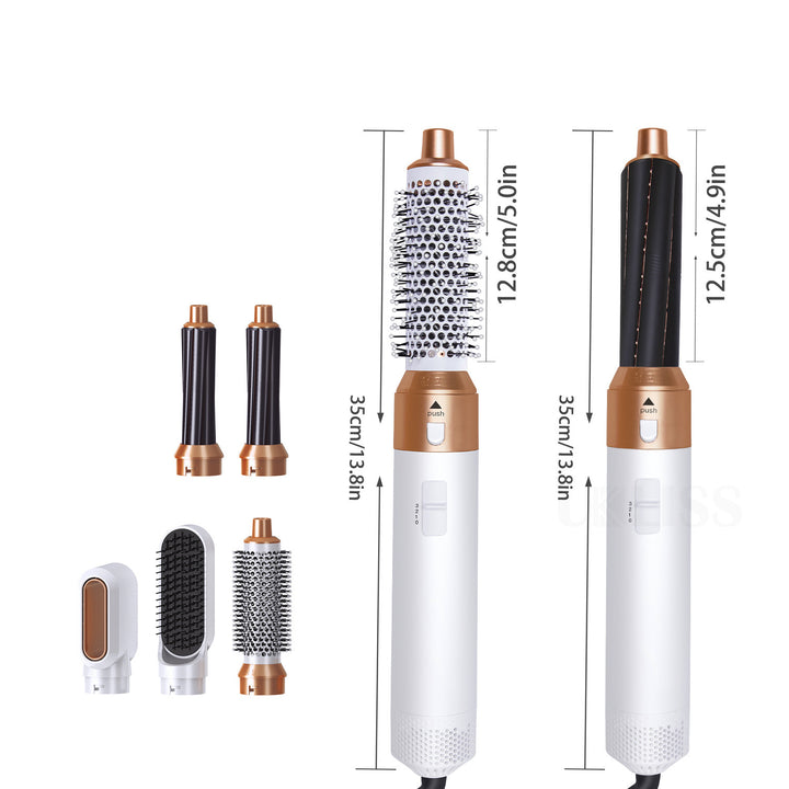 Five-in-one comb electric hair dryer