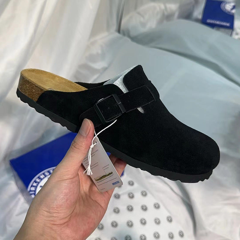 Cowhide Birkenstock Slippers