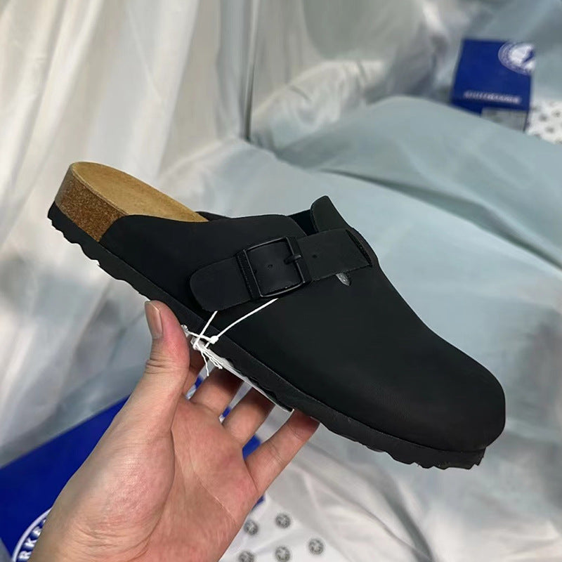 Cowhide Birkenstock Slippers