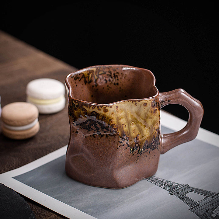 Japanese simple stoneware coffee cup