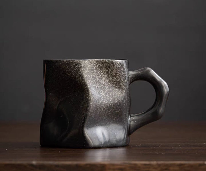 Japanese simple stoneware coffee cup