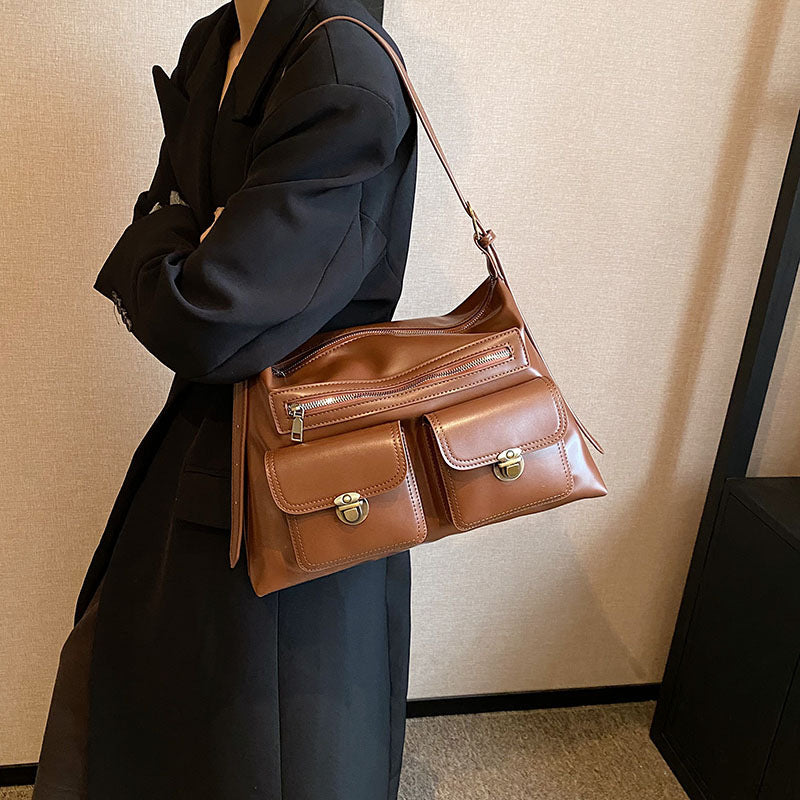 High-end Multi-pocket Tote Bag