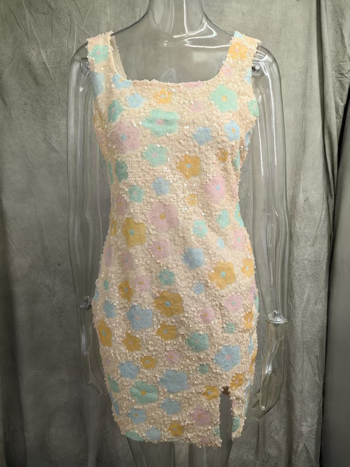 2025  Slit Hip Dress