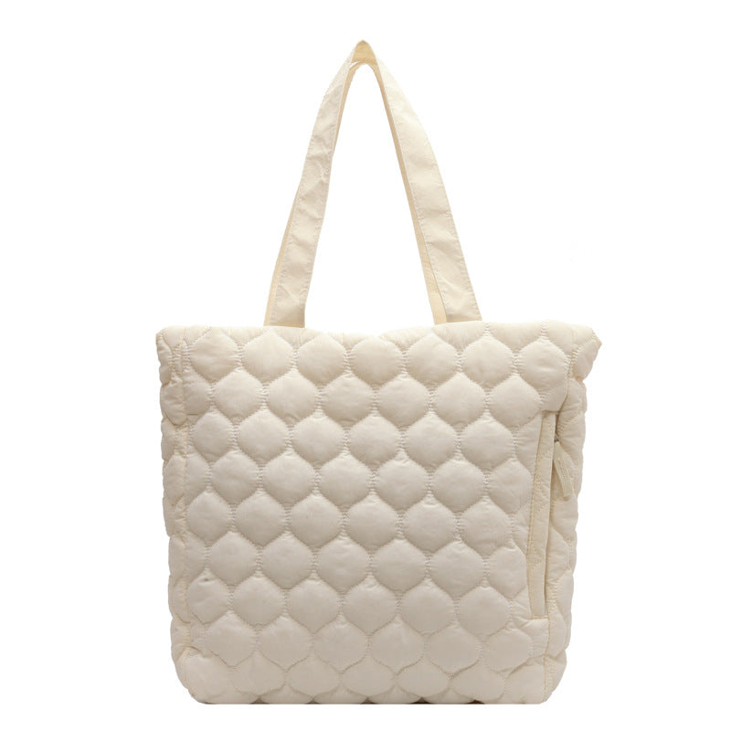Korean quilted portable lunch bag