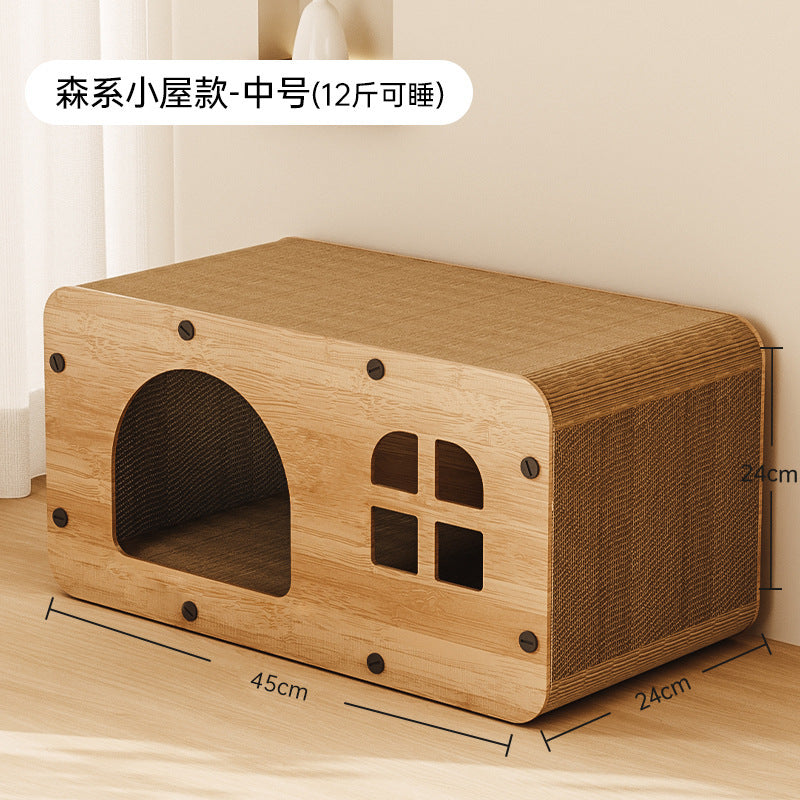 🐱Cat scratching board house