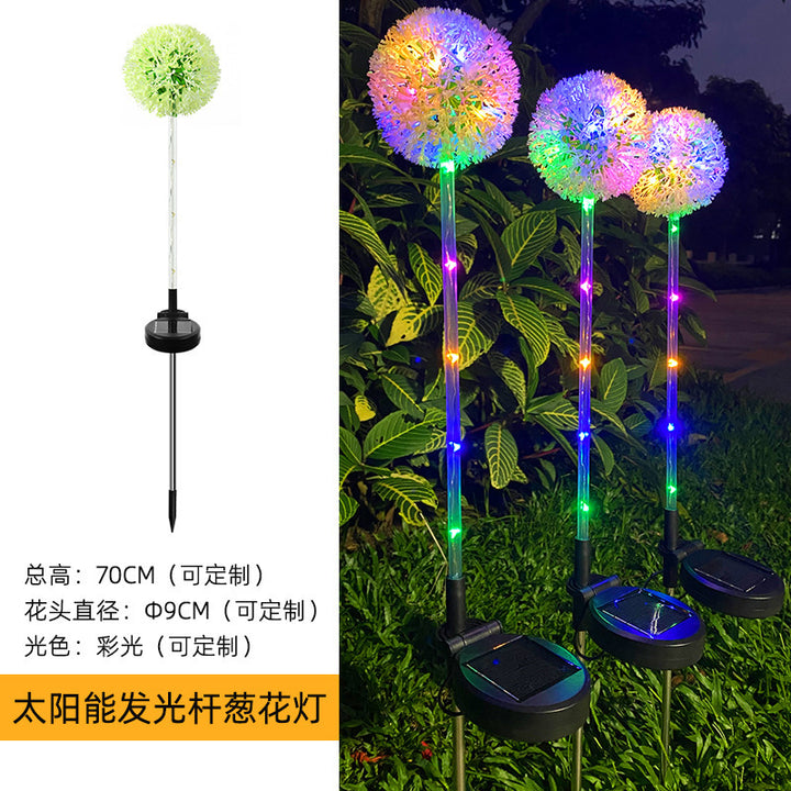 Solar dandelion ground lamp