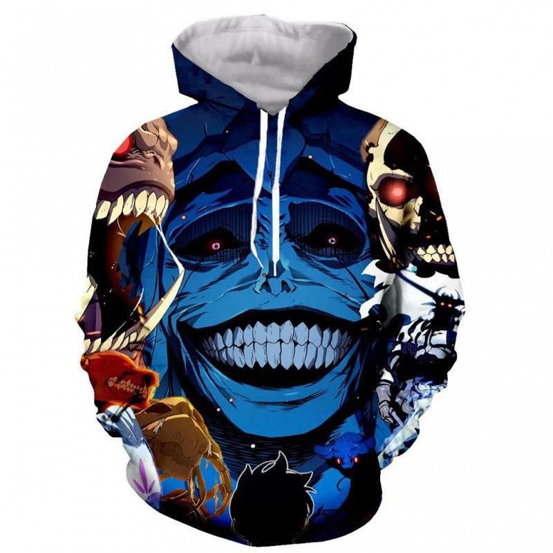 Hoodie sweatshirt - Harajuku 3D
