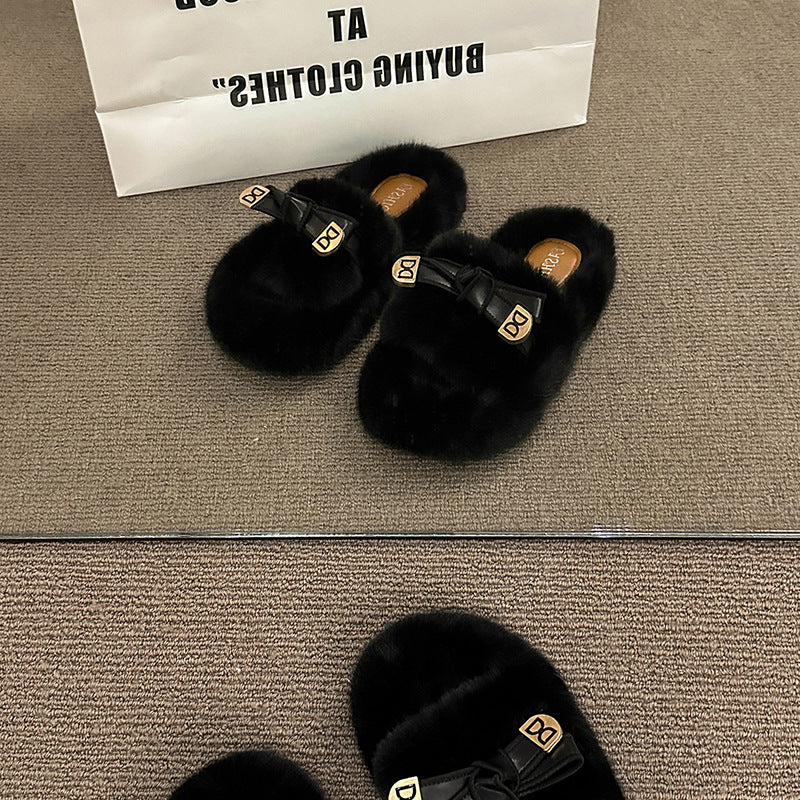 Goods fur slippers