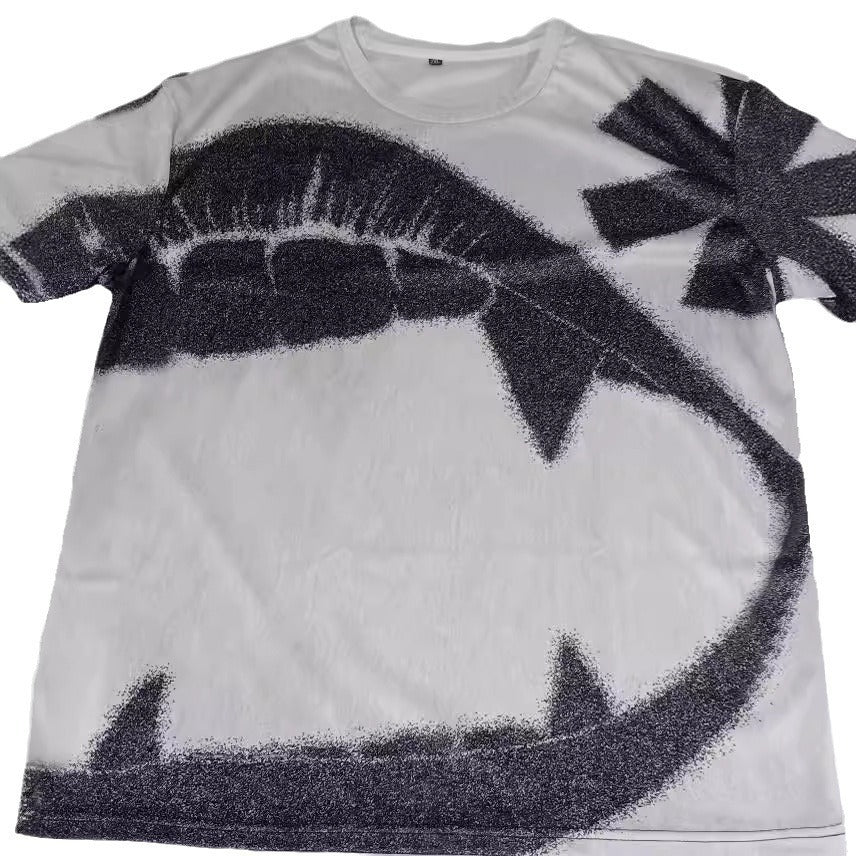 Hawaiian Street Wear Pullover Retro T-shirt