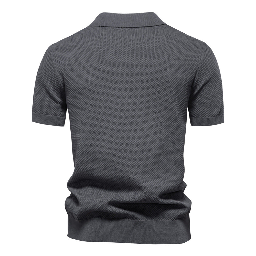 High Quality Business Seagull Collar  Short Sleeve