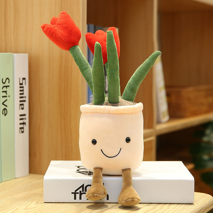 Creative home decoration simulation plant tulip🌷 plush doll