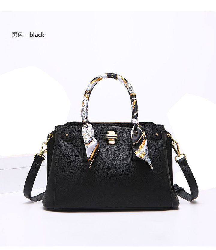 Platinum shoulder messenger handbag