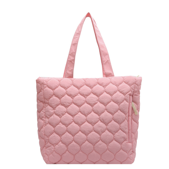 Korean quilted portable lunch bag