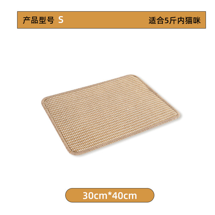 Sisal cat scratching mat anti-cat scratching sofa protection