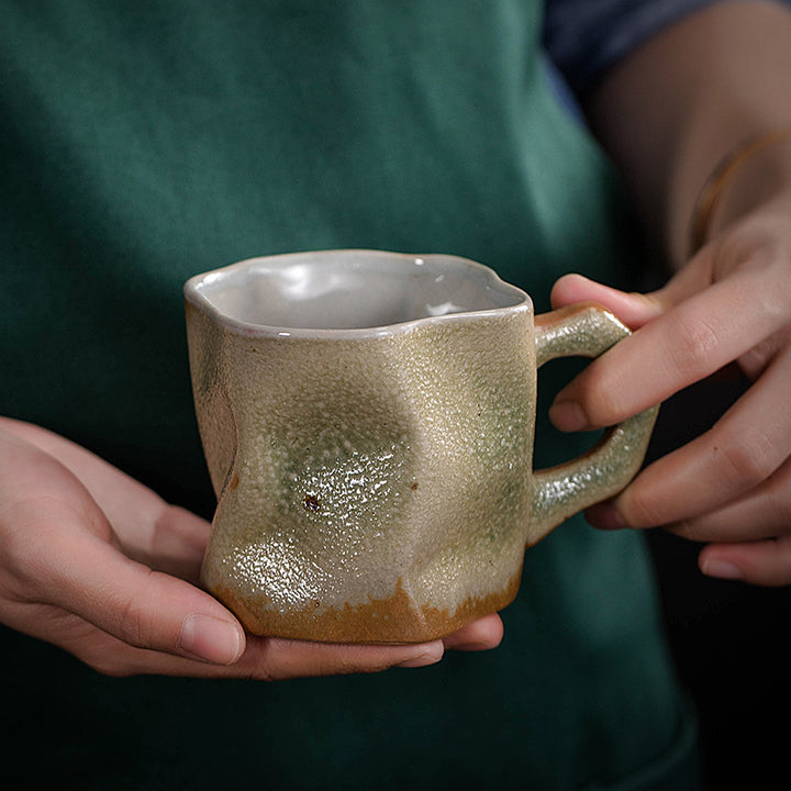 Japanese simple stoneware coffee cup
