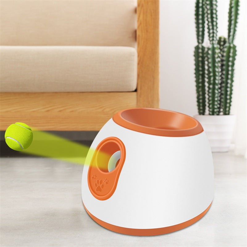 Automatic throwing machine pet toy