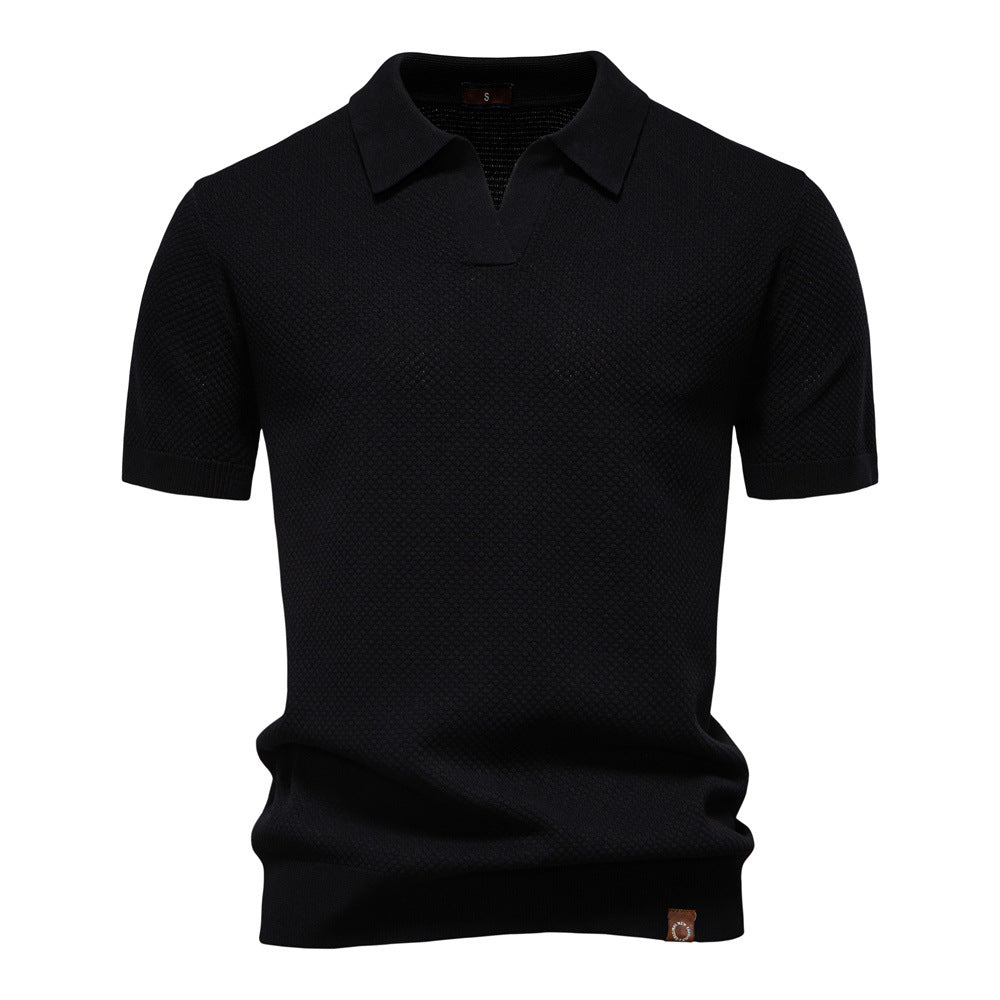 High Quality Business Seagull Collar  Short Sleeve