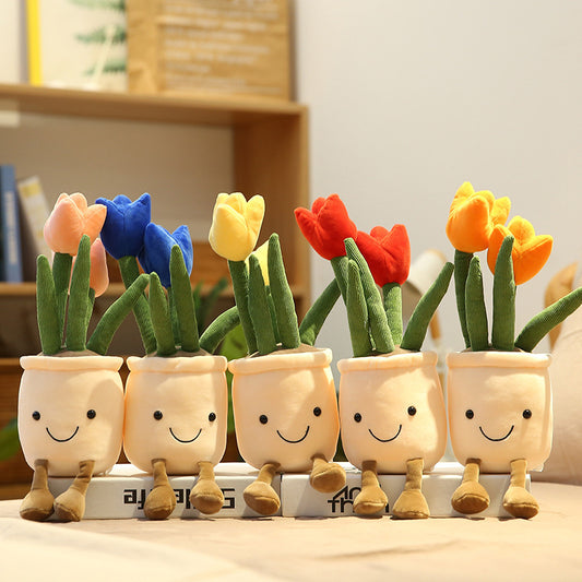 Creative home decoration simulation plant tulip🌷 plush doll