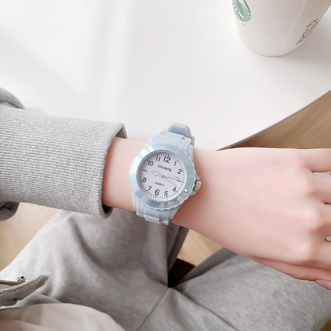 Students anti-fall colored watch