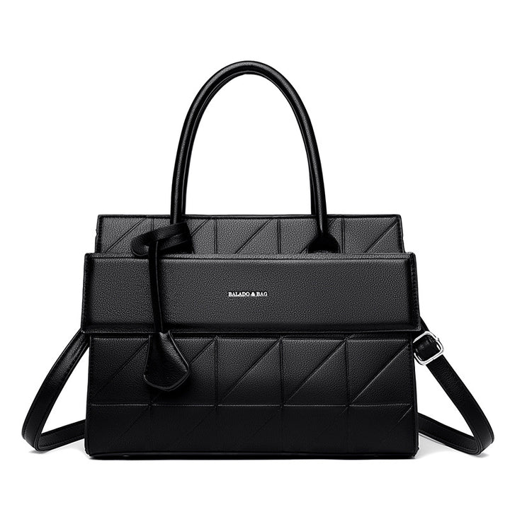 Light luxury texture all-match hand-held tote bag