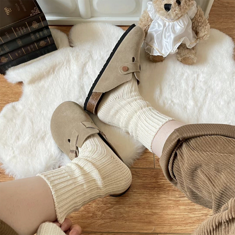Cowhide Birkenstock Slippers