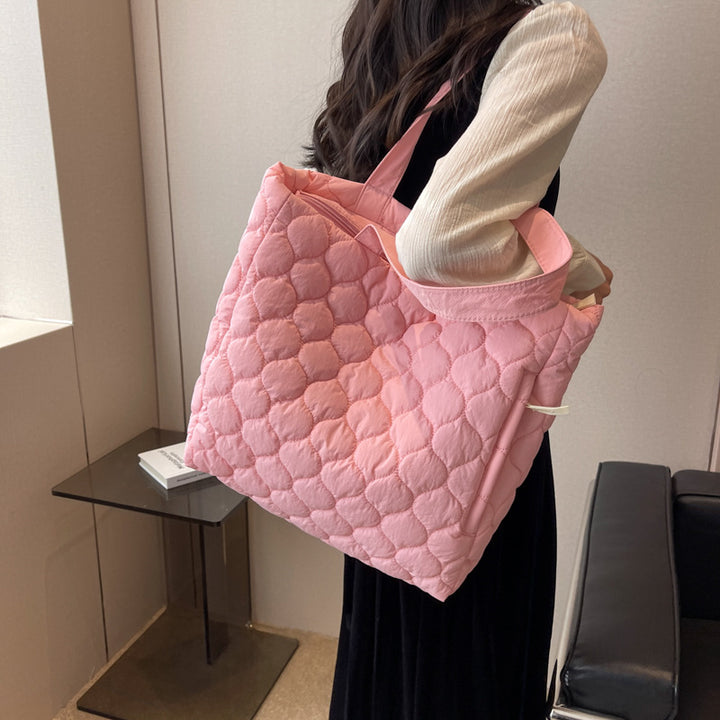 Korean quilted portable lunch bag
