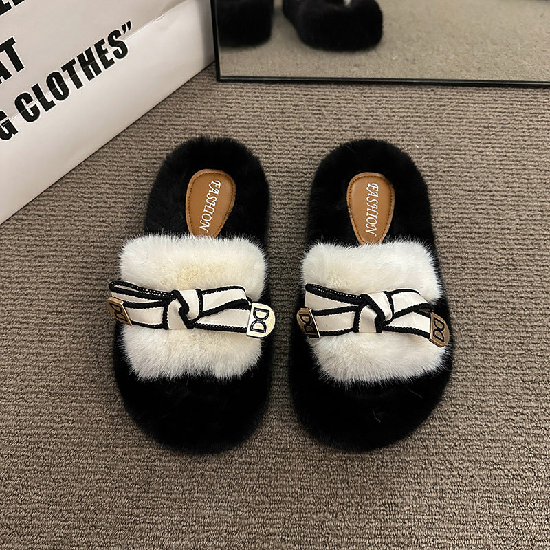 Goods fur slippers