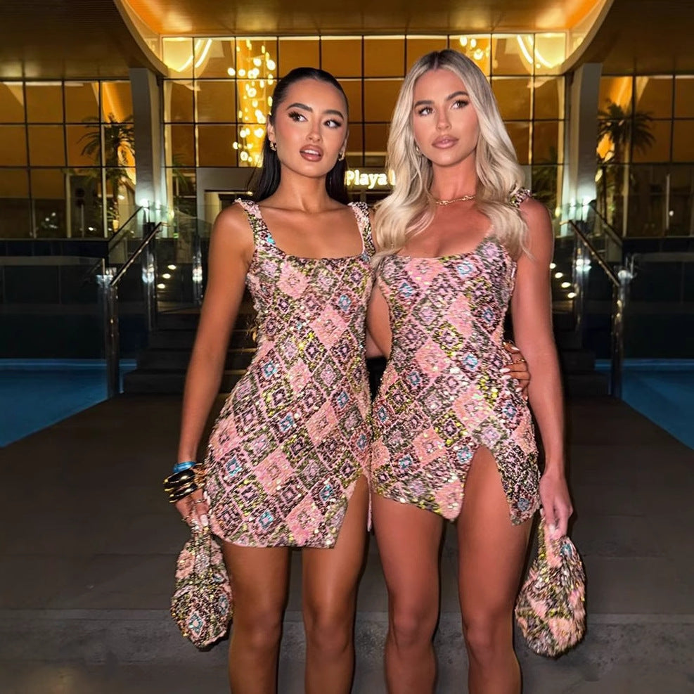 2025  Slit Hip Dress