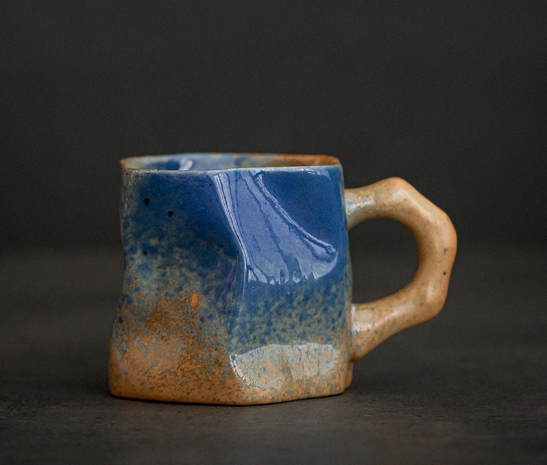 Japanese simple stoneware coffee cup