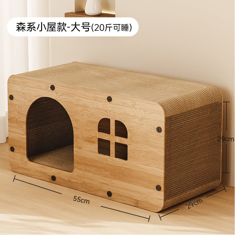 🐱Cat scratching board house