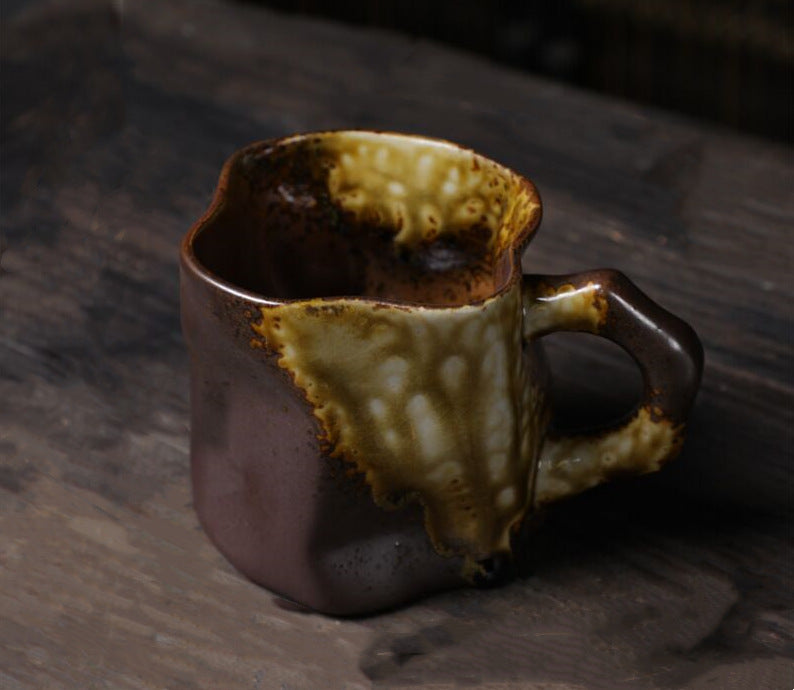 Japanese simple stoneware coffee cup