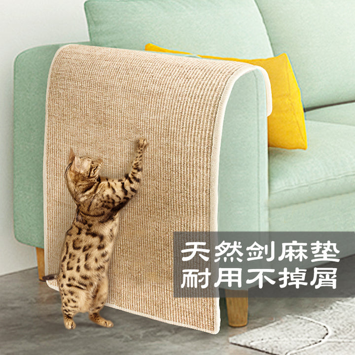 Sisal cat scratching mat anti-cat scratching sofa protection