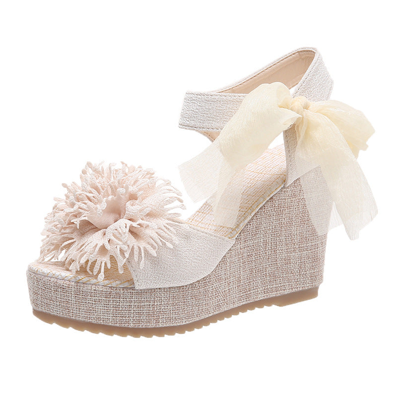 Korean version open toe casual sandals