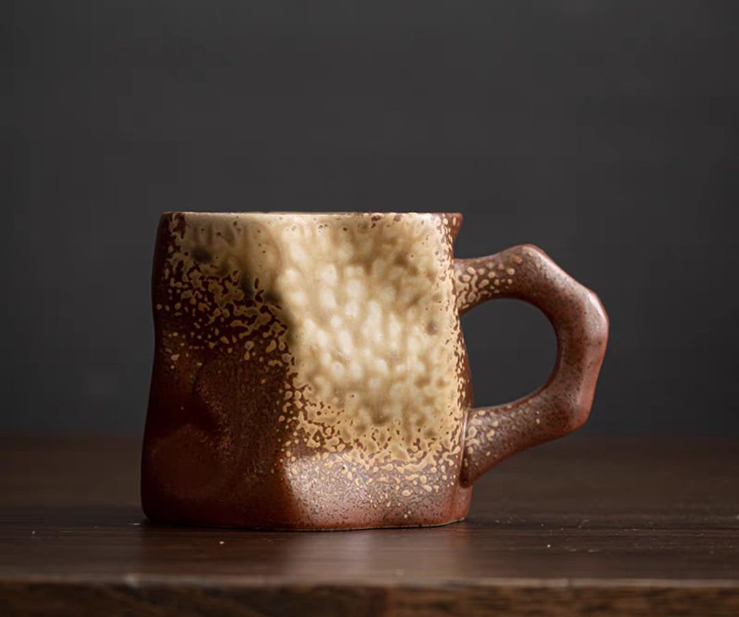 Japanese simple stoneware coffee cup