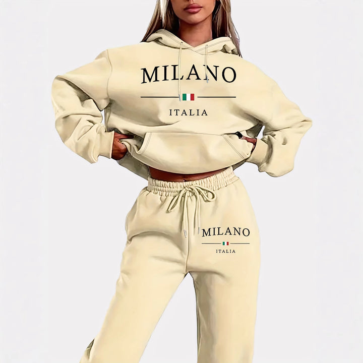 2025 fashion sweater two-piece suit