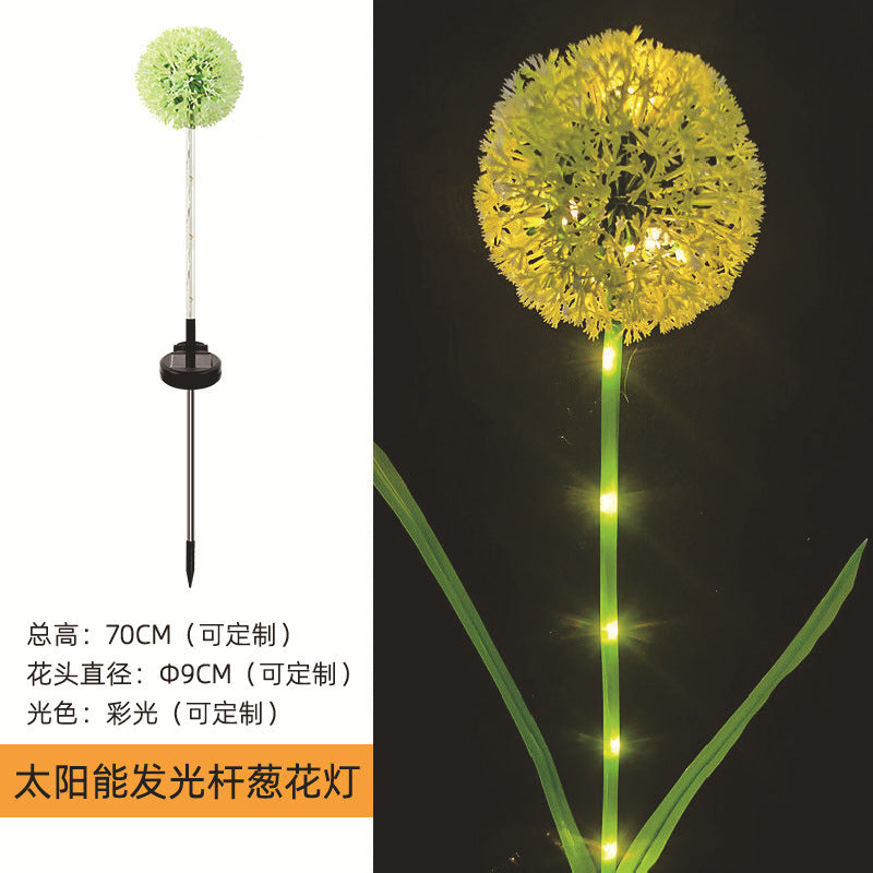Solar dandelion ground lamp
