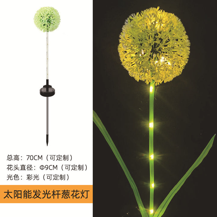 Solar dandelion ground lamp