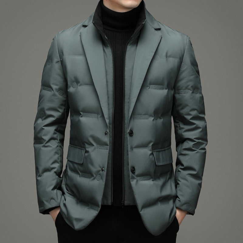 2025  two-piece suit-style down jacket