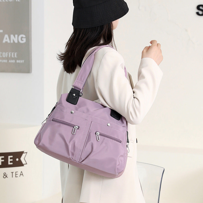 Commuting shoulder canvas bag