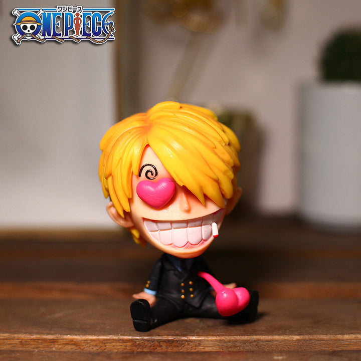 One Piece Big Head GK sitting doll