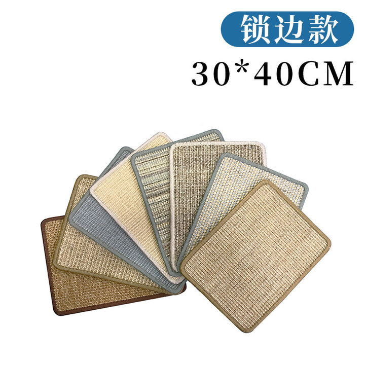 Sisal cat scratching mat anti-cat scratching sofa protection