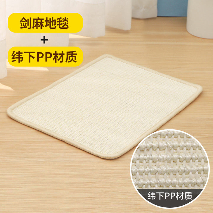 Sisal cat scratching mat anti-cat scratching sofa protection