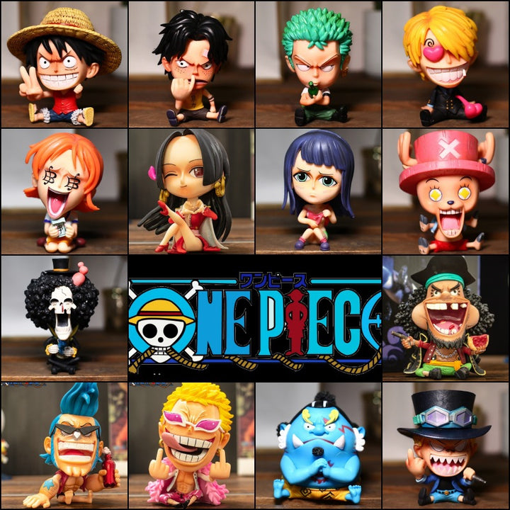 One Piece Big Head GK sitting doll