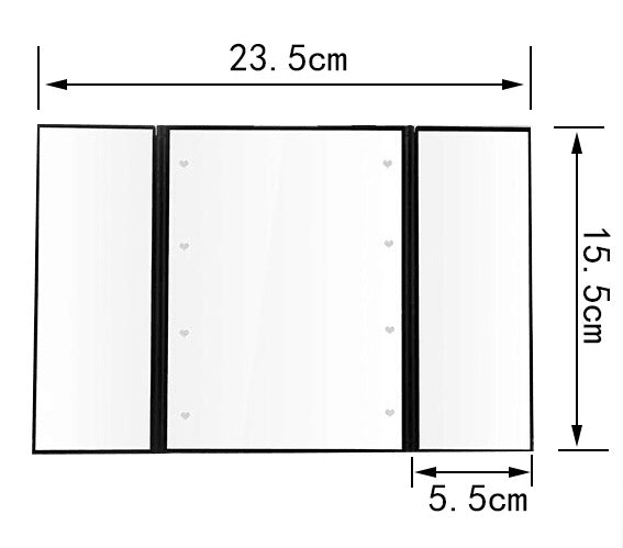 Fill-Light Luminous LED Makeup Mirror