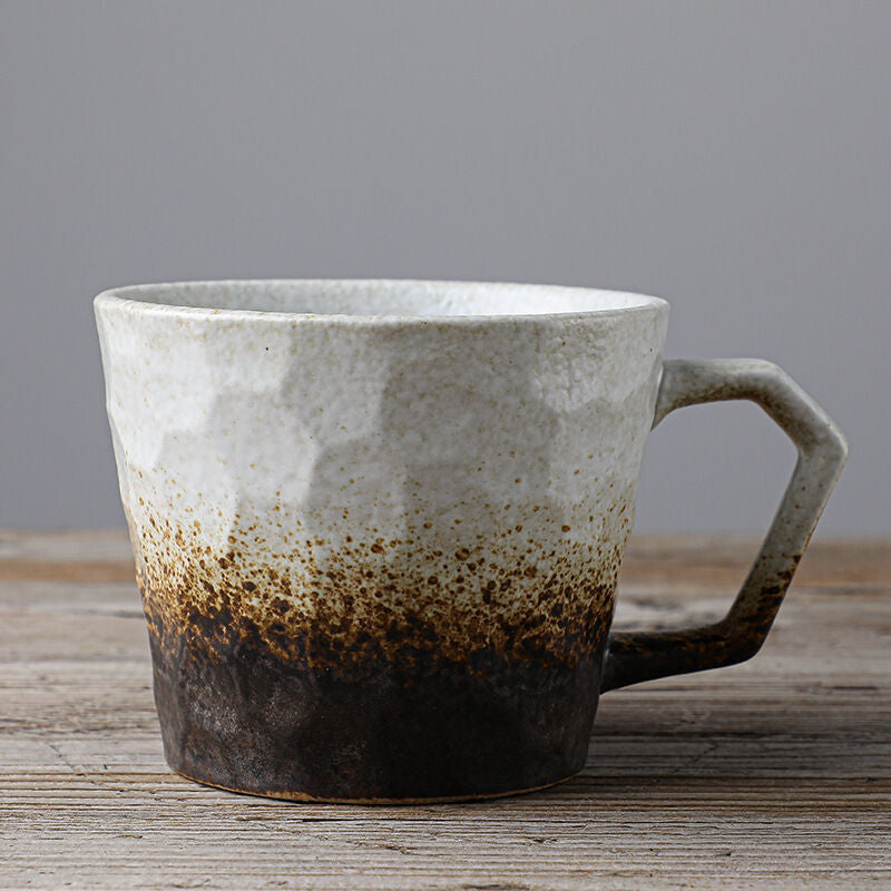 Japanese simple stoneware coffee cup
