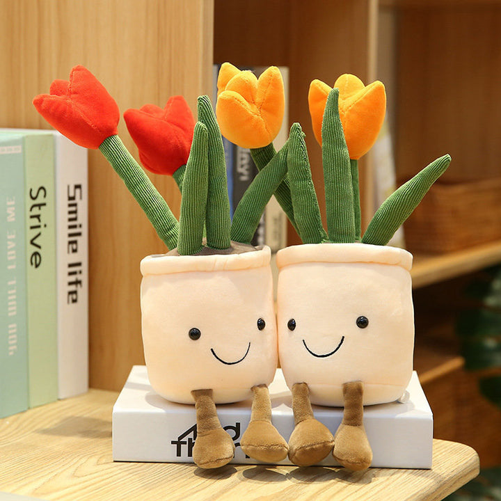 Creative home decoration simulation plant tulip🌷 plush doll