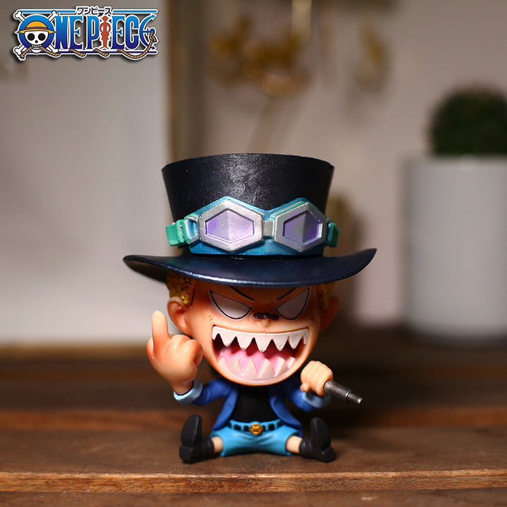 One Piece Big Head GK sitting doll