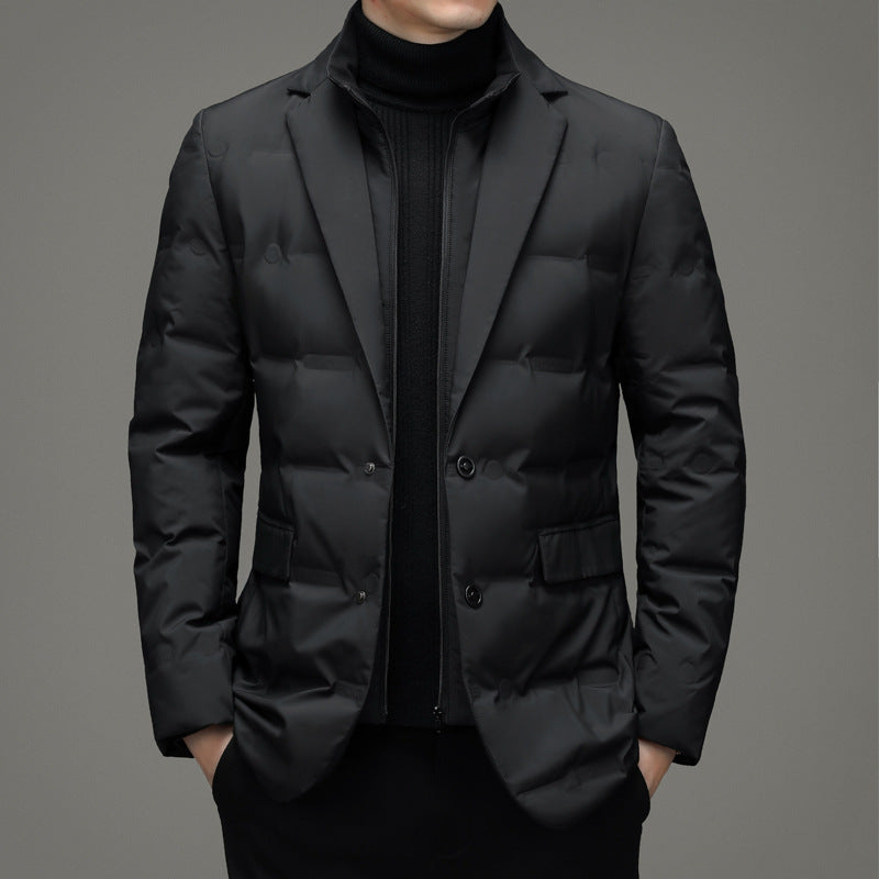 2025  two-piece suit-style down jacket