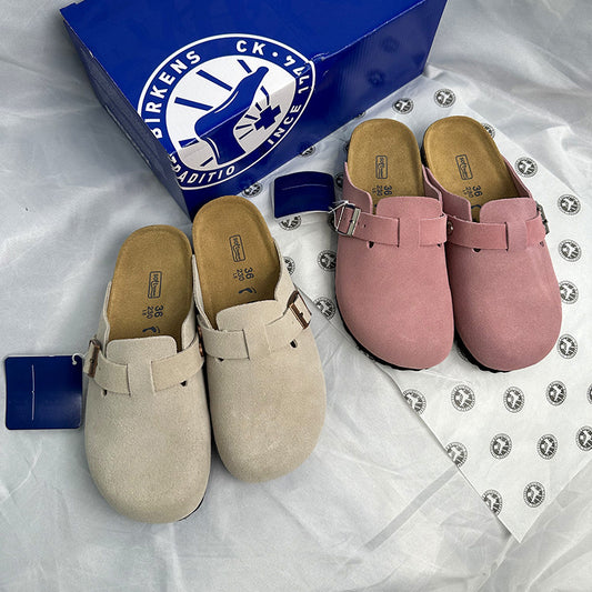 Cowhide Birkenstock Slippers