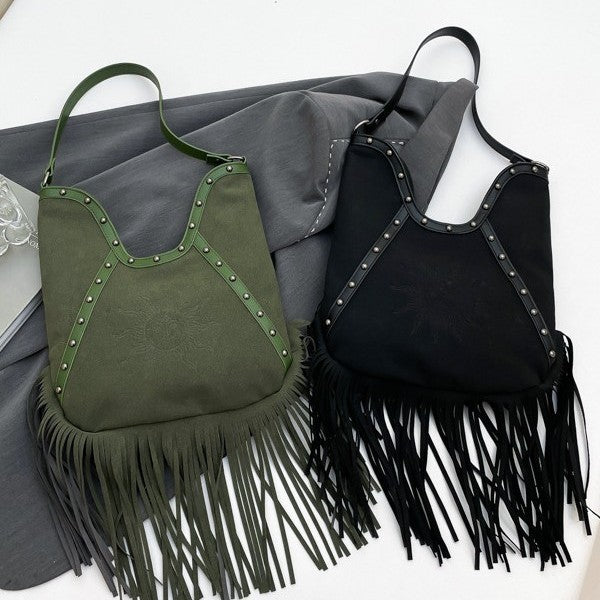 Casual personality shoulder tote bag